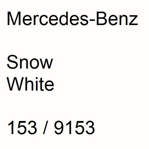 Mercedes-Benz, Snow White, 153 / 9153.